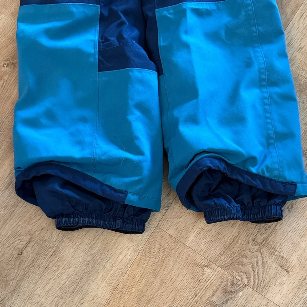 Burton Teal and Navy Kids snow pants bibs - Picture 5 of 5